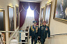 Герой России Александр Янклович поздравил с Днем Победы ветерана, проживающую в Энгельсском доме-интернате